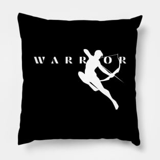 Female Superhero Warrior Pillow