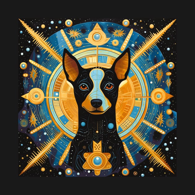 Astronomical Dog by Geminiartstudio