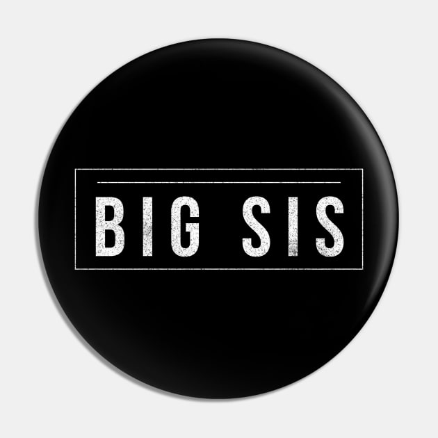 Big Sis - Pregnancy Announcement Pin by Textee Store