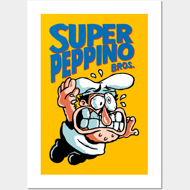 Super Peppino v2 - Pizza Tower - Posters and Art Prints