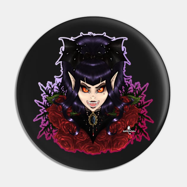 Elven Vampire Pin by KeishaMaKainn