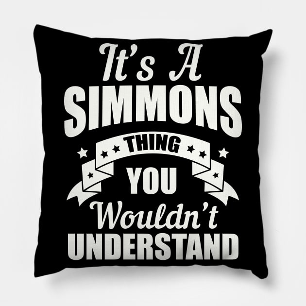 Simmons Thing Pillow by moclan