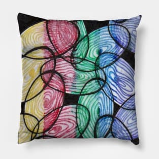 Rainbow Eggs Pillow