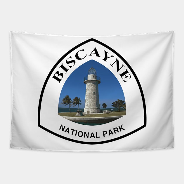 Biscayne National Park shield Tapestry by nylebuss