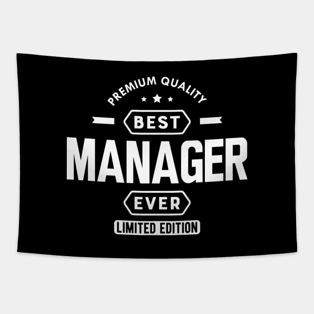 Manager - Best Manager Ever Tapestry by KC Happy Shop