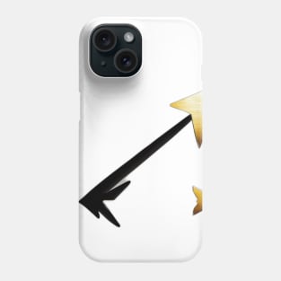 Golden Arrow Cursor T-Shirt Design No. 532 Phone Case