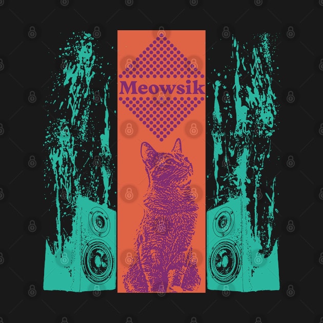 Meowsik Cover Album |  Retro Cat music Liquid vibes by Omise