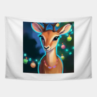 Cute Impala Drawing Tapestry