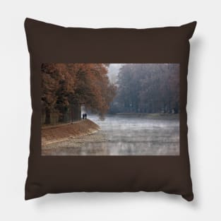 Early morning by river Aare - Bern Pillow