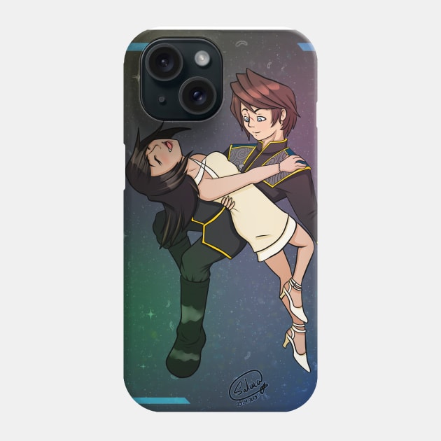 Night Waltz Phone Case by SalwaSAlQattan