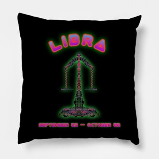 Libra 4b Black Pillow