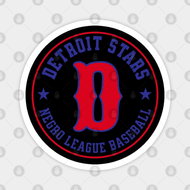 The Detroit Stars Negro League Baseball - Tribute Red D Magnet by UrbanLifeApparel