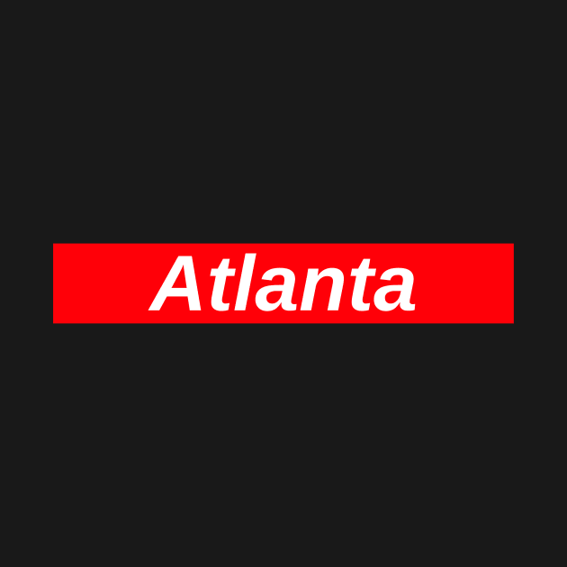 Atlanta // Red Box Logo by FlexxxApparel