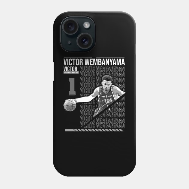 Victor Wembanyama // Met 92 // #1 Phone Case by Aloenalone