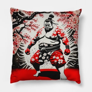 Graphic Sumo Wrestler - Eye Voodoo Pillow