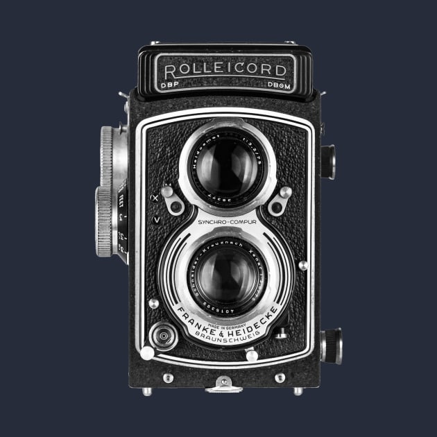 Vintage 1950s Twin Lens Camera - Closed Hood by DecPhoto