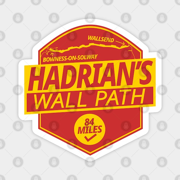 Hadrian's Wall Path Magnet by zap