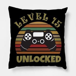 Vintage Video Game Birthday Pillow