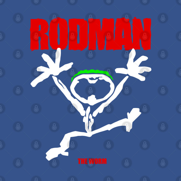 Disover RODMAN WORM - Dennis Rodman - T-Shirt