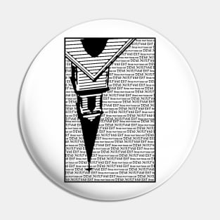 God is Dead latin Pin