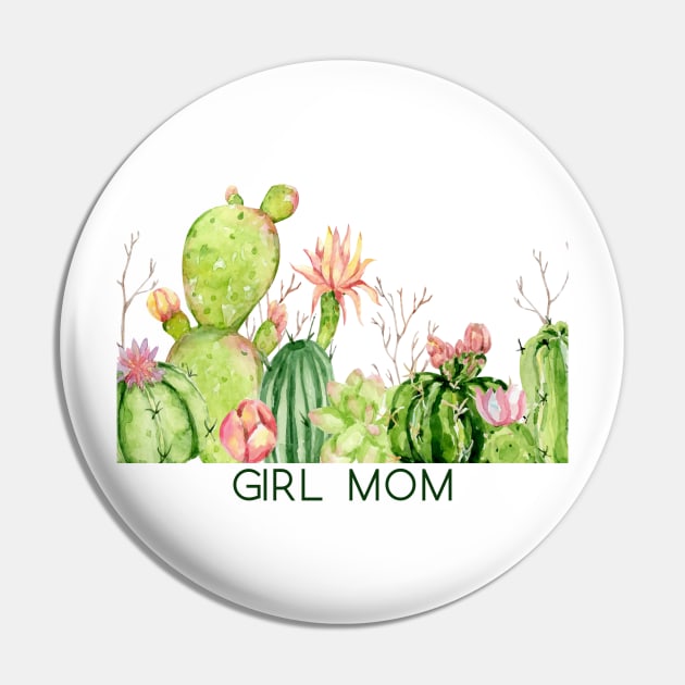 Girl Mom Pin by vintageinspired