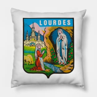 Lourdes Decal Pillow