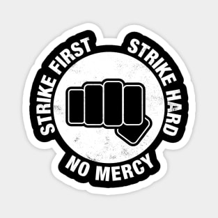 Cobra Kai Strike First, Strike Hard, No Mercy logo Magnet