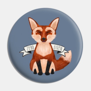 Zero fox given Pin