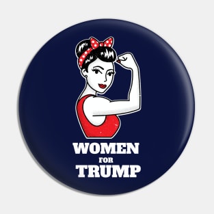 Women for Trump 2020 Pin