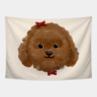 BROWN POODLE Tapestry