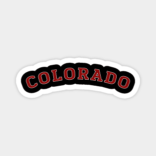 Colorado State Vintage Retro Style Magnet