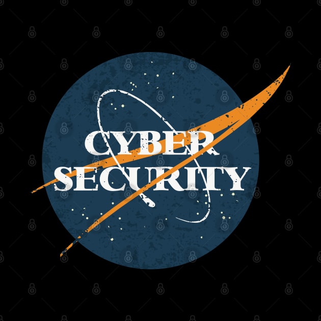 Cyber Security Space Vintage by orlumbustheseller