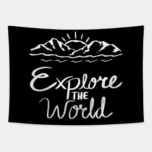 Let's travel Your Life is the best Adventure Explore the world travel lover summer spring Tapestry