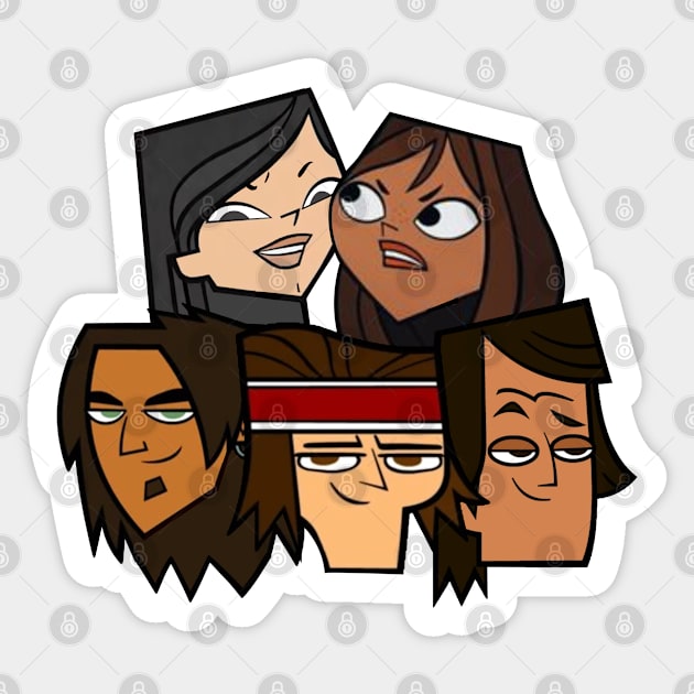 total drama - Total Drama Noah Tyler Alejandro Heathe - Sticker