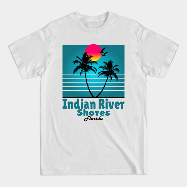 Disover Indian River Shores Florida Souvenir T-Shirt - Indian River - T-Shirt