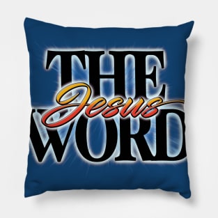 The Word Jesus - Greek Logos, Hebrew Dabar, Aramaic Memra Pillow