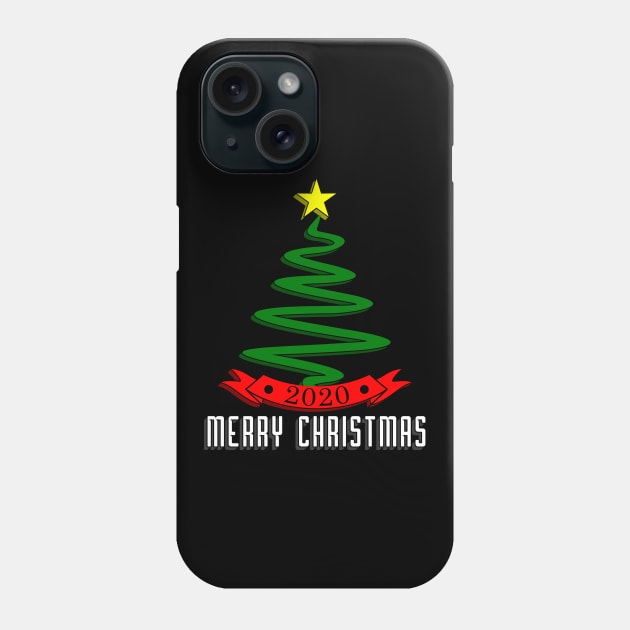 07 - 2020 Merry Christmas Phone Case by SanTees