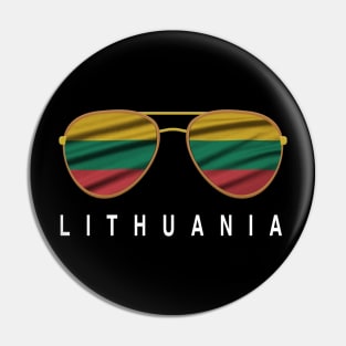 Lithuania Sunglasses, Lithuania Flag, Lithuania gift ,  Lithuanian , Pin