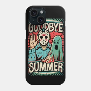 Goodbye Summer Hello School | Jason Voorhees and Ghost Phone Case