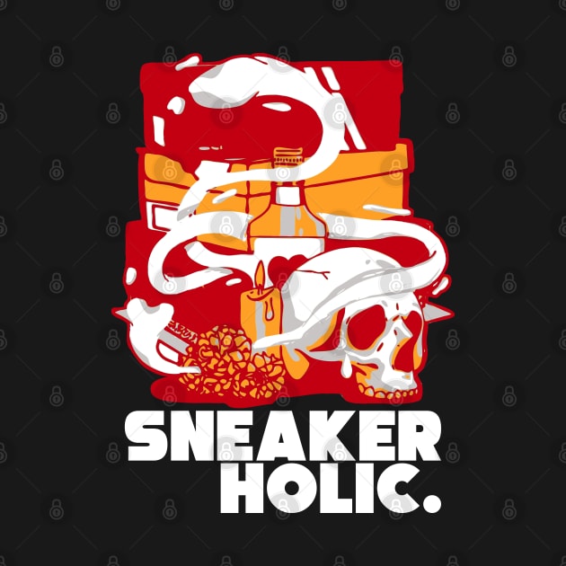 Sneaker Head Cardinal Red by funandgames