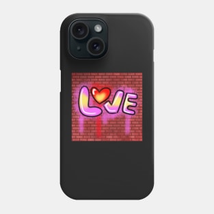 Graffiti "Love" Phone Case