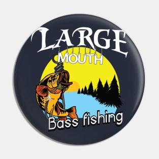 Bass Fishing Pin
