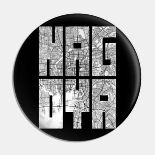 Nagoya, Japan City Map Typography - Light Pin