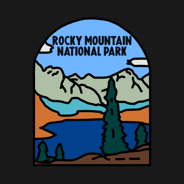 Rocky Mountain National Park Decal by zsonn