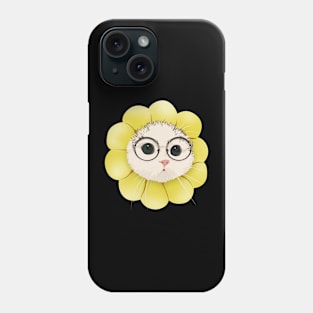 Sun Cat Flower Glasses Phone Case