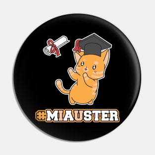 Miauster Master 2021 Cat Master Thesis Pin