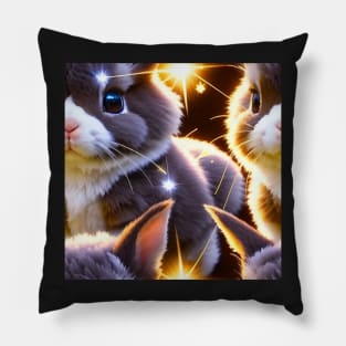 Just a Space Bunnies 3 Pillow