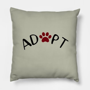 Adopt. Pillow