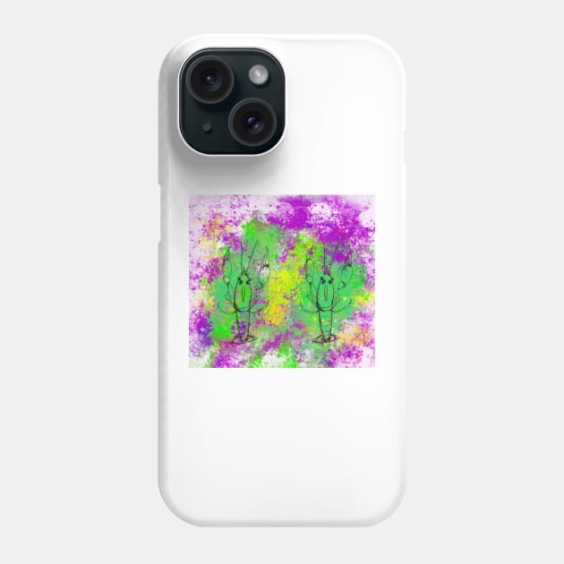 Crawfish Tye Dye Phone Case by Stephanie Kennedy 