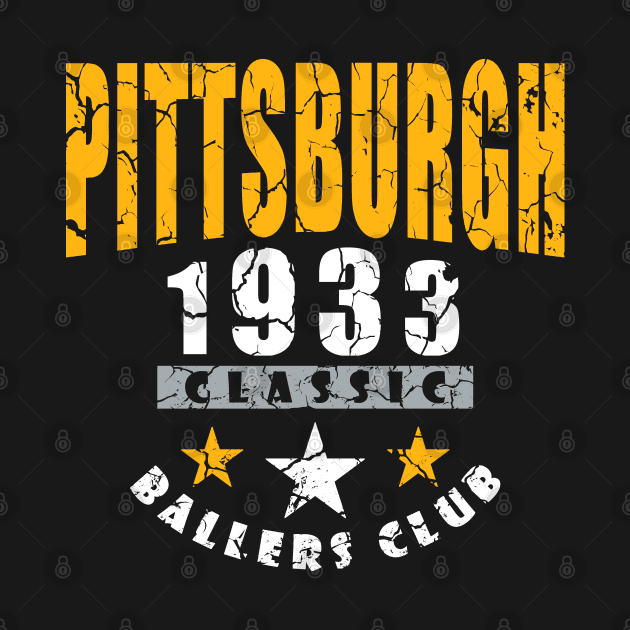 Pittsburgh Pro Football - Classic 1933 by FFFM